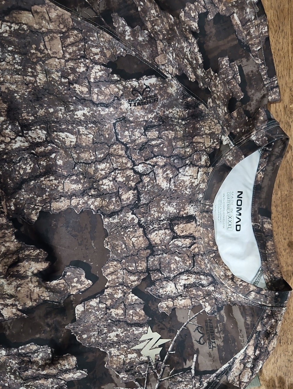 Nomad Men's Brown Camo Long Sleeve Performance